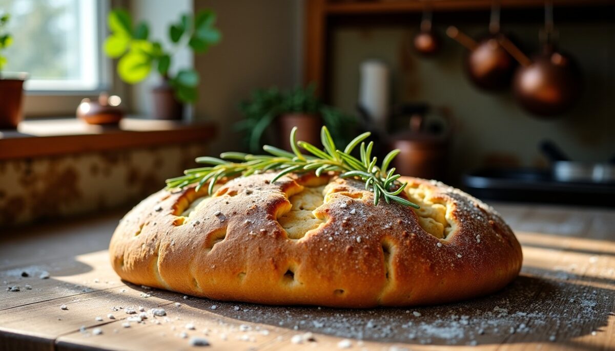 Focaccia de Cyril Lignac : secrets pour une mie aérienne et une préparation simplifiée Focaccia de Cyril Lignac : secrets pour une mie aérienne et une préparation simplifiée