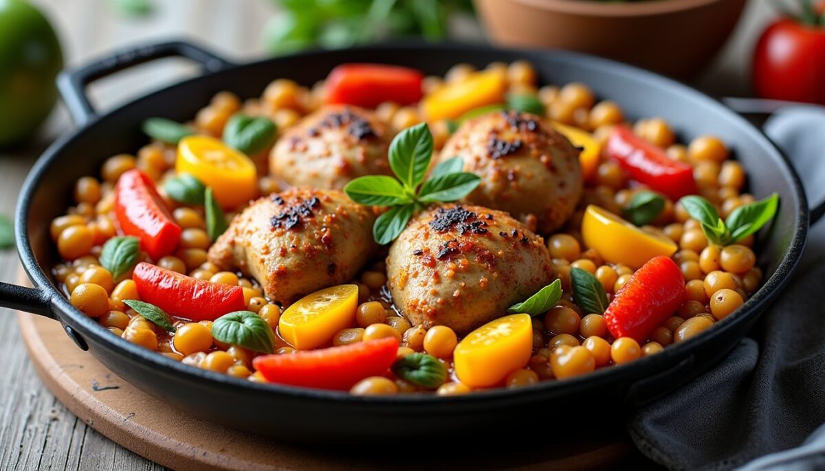 Paella savoureuse : recette simple au poulet et fruits de mer pour régaler tous les palais