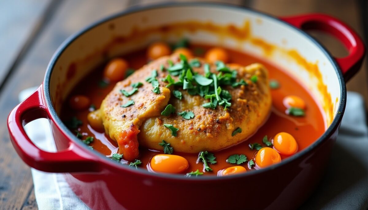 Pintade en cocotte : une recette simple pour une viande tendre et savoureuse