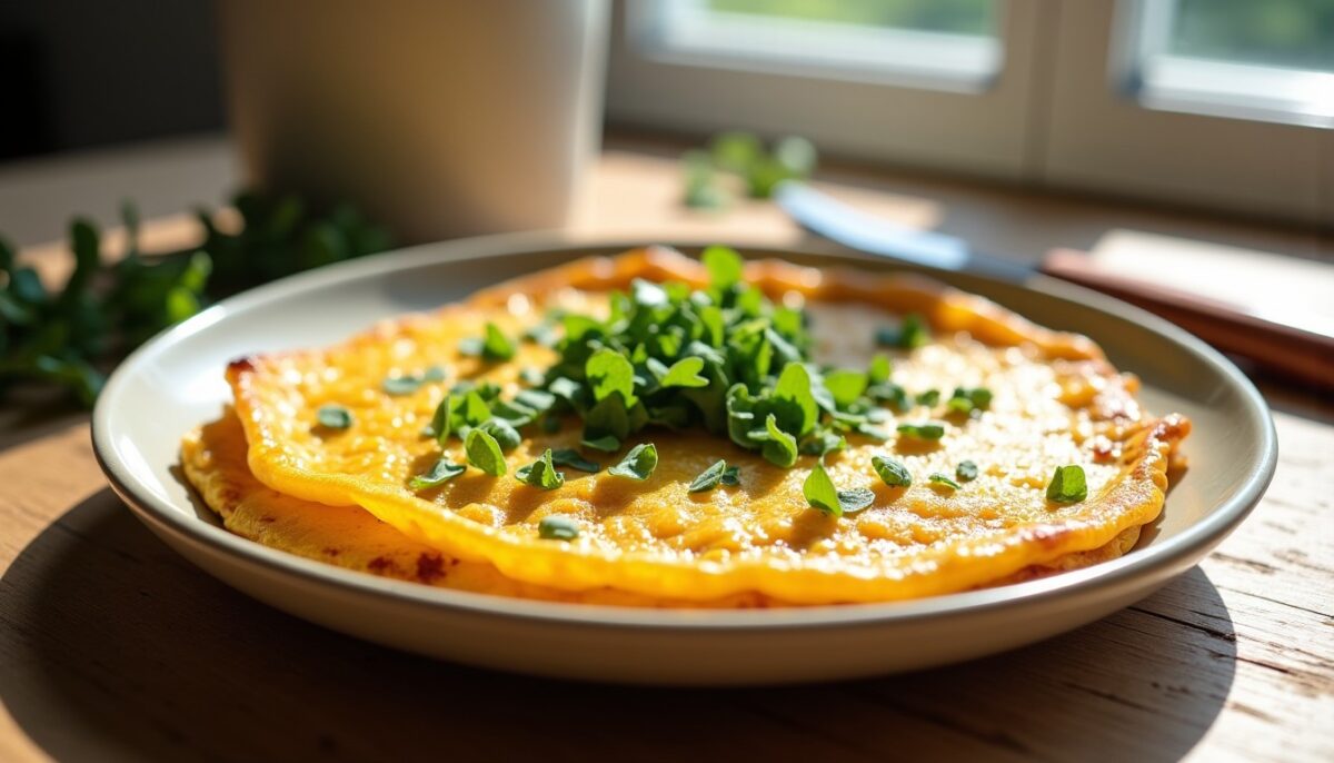 Omelette à l’aillet : recette simple pour un plat moelleux et parfumé