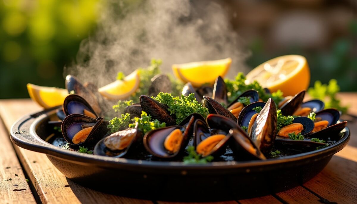 Moules à la plancha : la recette express pour un délice en un rien de temps